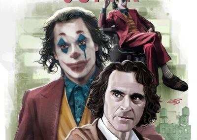 Ilustracion realista Joker