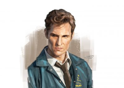 Ilustracion True detective